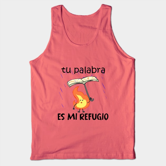 Tu palabra es mi refugio Tank Top by La nubecita de Dios